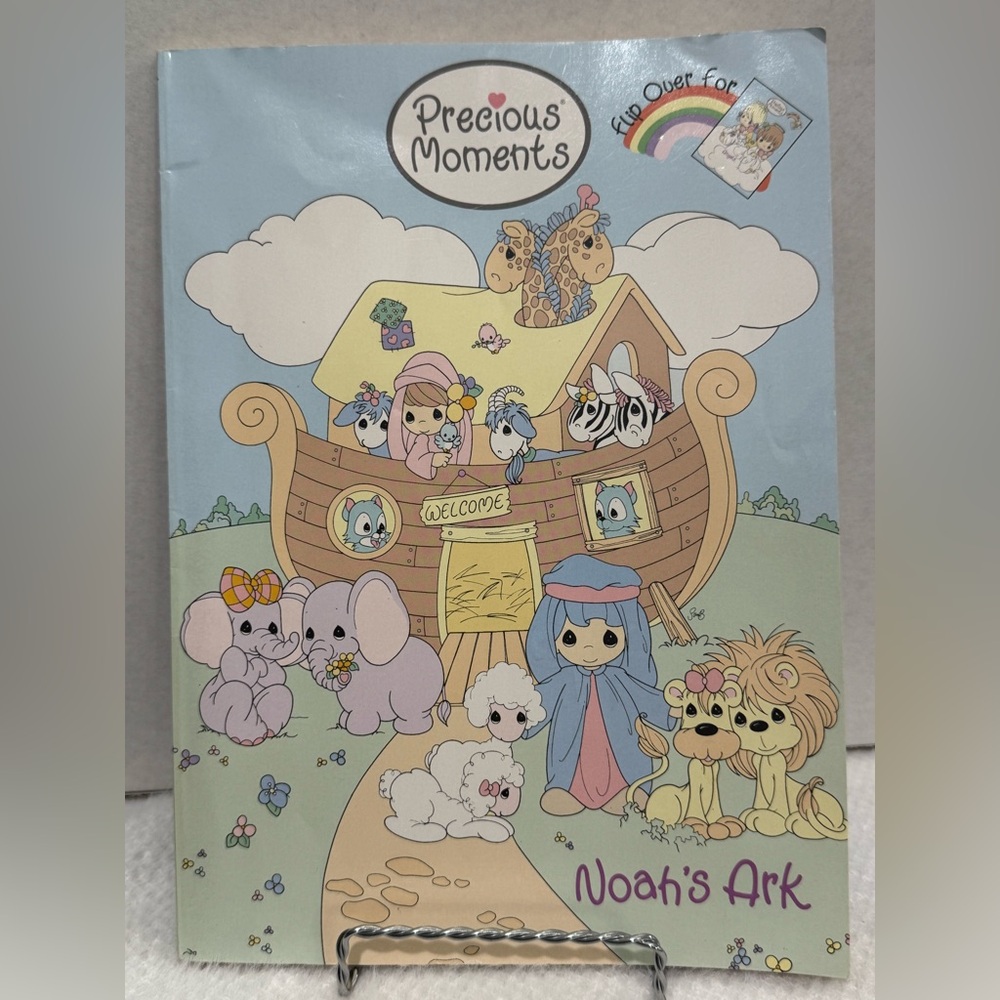 Precious Moments Pastel Blue Noah's Ark/Angels